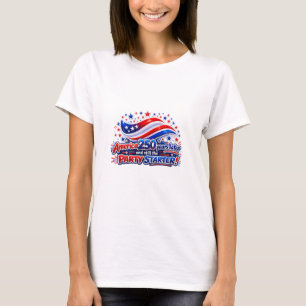 Amerika 250 Jahre später immer noch der Partystart T-Shirt