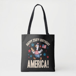 Amerika 250. Jahrestag Dummer Patriotischer Gans Tasche