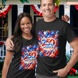 Amerika 250. Jubiläum 1776–2026 USA Patriotisch T-Shirt