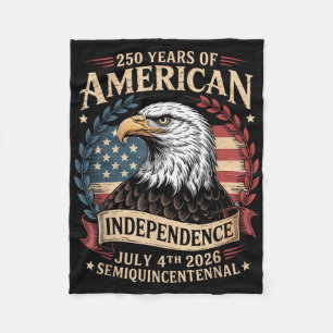 Amerika 250. Jubiläum 250 Jahre Amerika  Fleecedecke