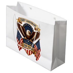 Amerika 250. Jubiläum Adler Große Geschenktüte