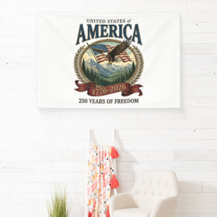 Amerika 250. Jubiläum Banner