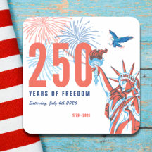 Amerika 250. Jubiläum Retro Statue of Liberty