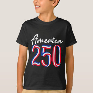 Amerika 250. Jubiläum USA-Flagge 4. Juli 250 T-Shirt