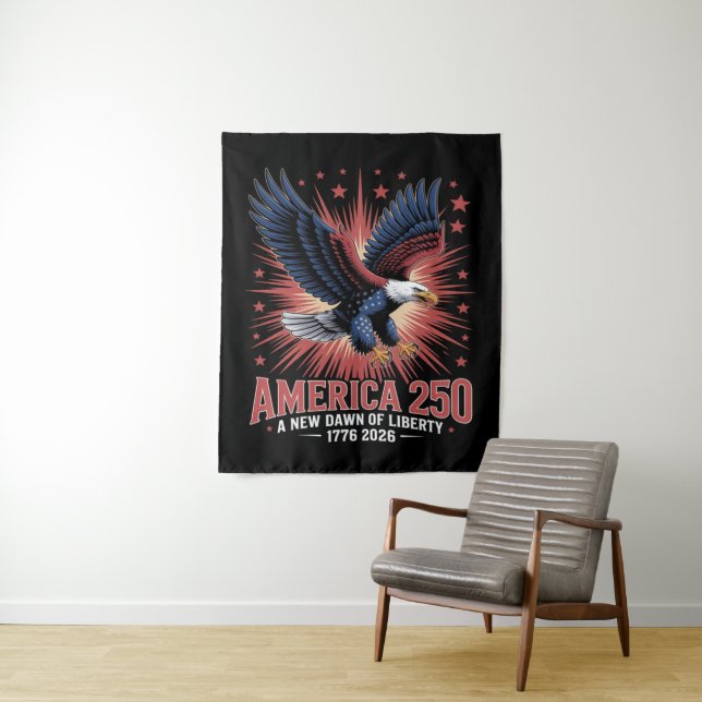 Amerika 250. Jubiläum Wandteppich (Beispiel)