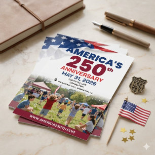 Amerika 250. Jubiläums-Gala Einladung