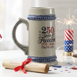Amerika 250. Jubiläums-Trinkglas Bierglas