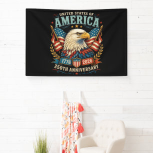 Amerika 250. Jubiläumsfeier Adler Banner