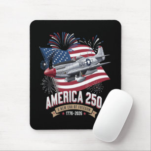 Amerika 250. Jubiläumsflugzeug Mousepad