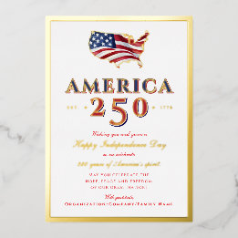 Amerika 250 Karte Semiquincentennial Patriotisches