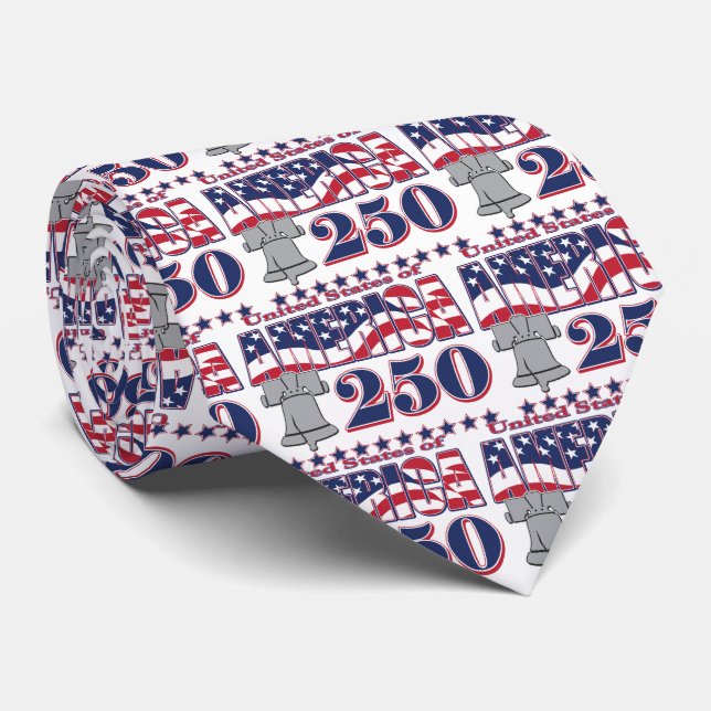 Amerika 250 krawatte (Gerollt)