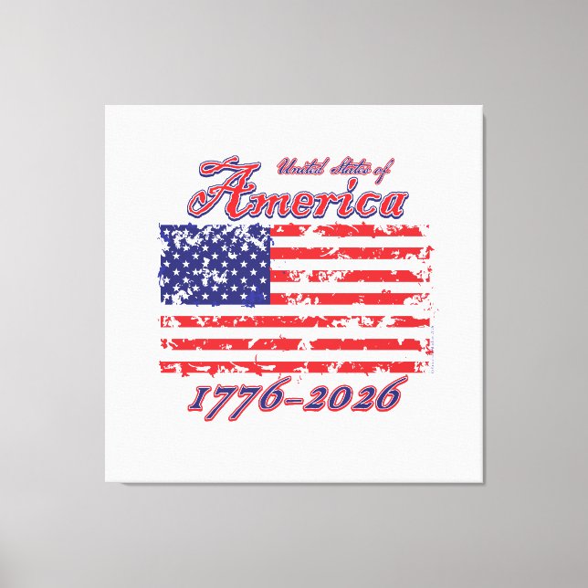 Amerika 250 leinwanddruck (Vorderseite)