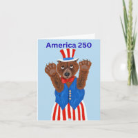 Amerika 250 Onkel Sam Bär