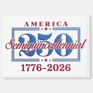 Amerika 250 Semiquincentennial-Grafik – 1776-2026 Magnet