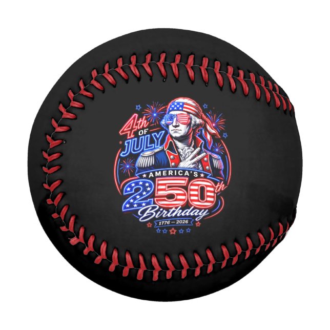 Amerika 250 Zwei Baseball (Vorderseite Links)