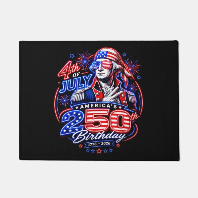 Amerika 250 Zwei Fußmatte (Vorderseite)