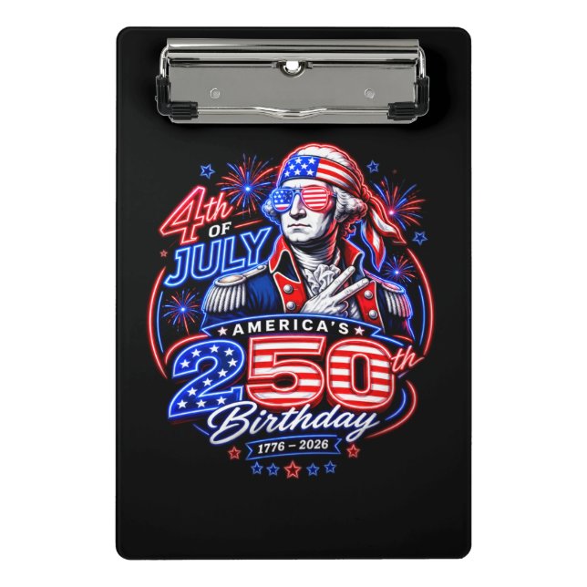 Amerika 250 Zwei Mini Klemmbrett (Vorderseite)