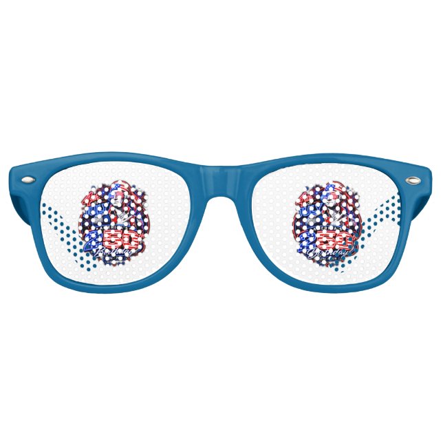 Amerika 250 Zwei Partybrille (Vorderseite)
