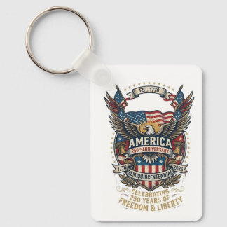 Amerika 250th Americana 1776 Freiheitsadler USA Schlüsselanhänger