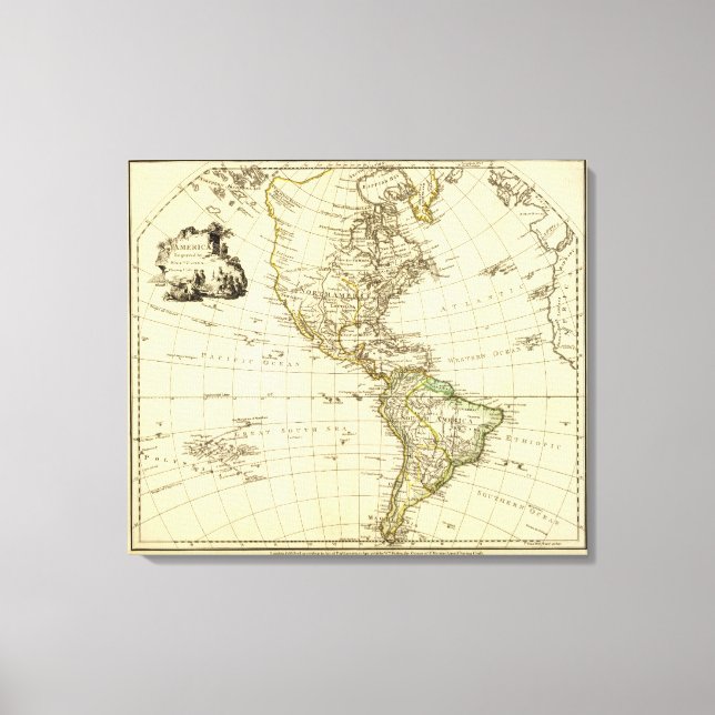 Amerika 3 leinwanddruck (Vorderseite)