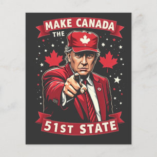 Amerika 51. Staat Kanadischer Amerikaner Flyer