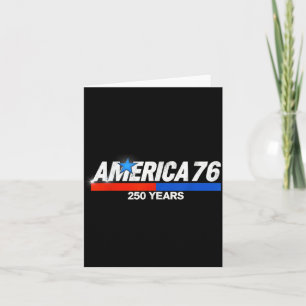 Amerika 76 Retro 250 Jahre 1776 2026 250. Jubiläum Karte