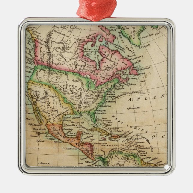 Amerika 8 ornament aus metall (Vorne)