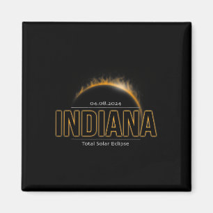 Amerika April 2024 Pfad der Totality Solar Eclipse Magnet