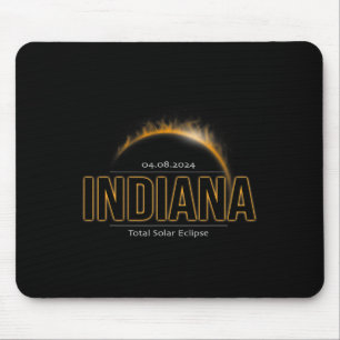 Amerika April 2024 Pfad der Totality Solar Eclipse Mousepad