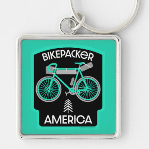 Amerika auf dem Bikepack Schlüsselanhänger