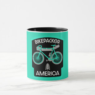 Amerika auf dem Bikepack Tasse