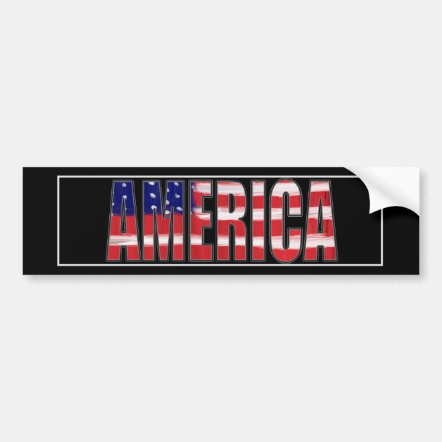 AMERIKA AUTOAUFKLEBER (Vorne)