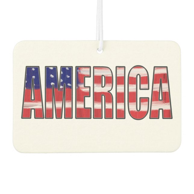AMERIKA AUTOLUFTERFRISCHER (Vorderseite)