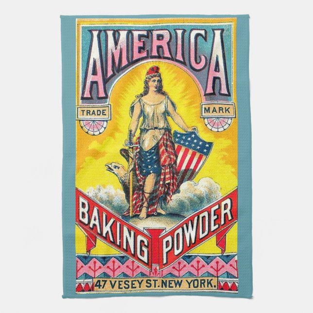 Amerika Backpulver Geschirrtuch (Vertikal)