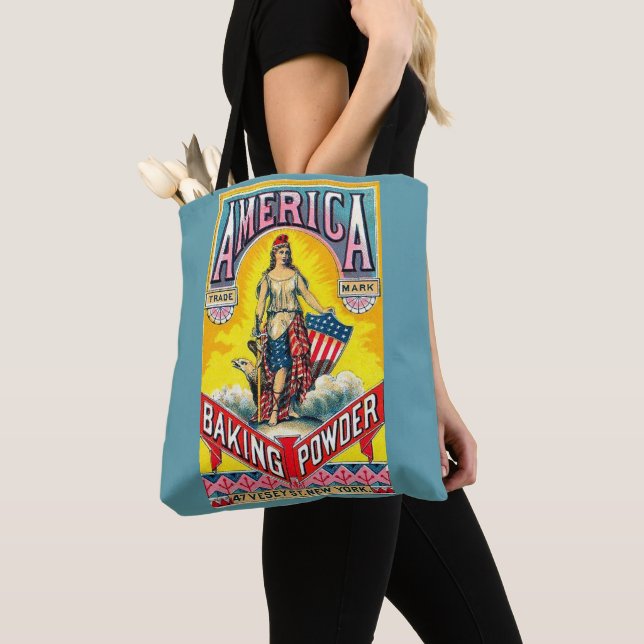 Amerika Backpulver Tasche (Von Nahem)