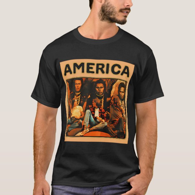 Amerika-Band T-Shirt (Vorderseite)
