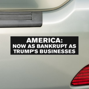Amerika bankrott Zölle gegen Trump Autoaufkleber
