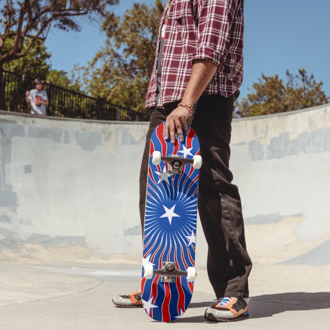Amerika begrüßt Sie Skateboard (Außenbereich 2)