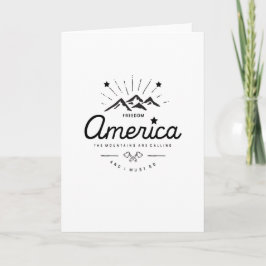 Amerika Berge rufen mich an, ich muss Mono Blank g Karte