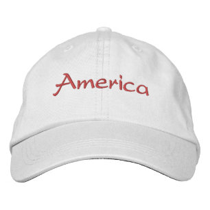 Amerika Bestickte Baseballkappe