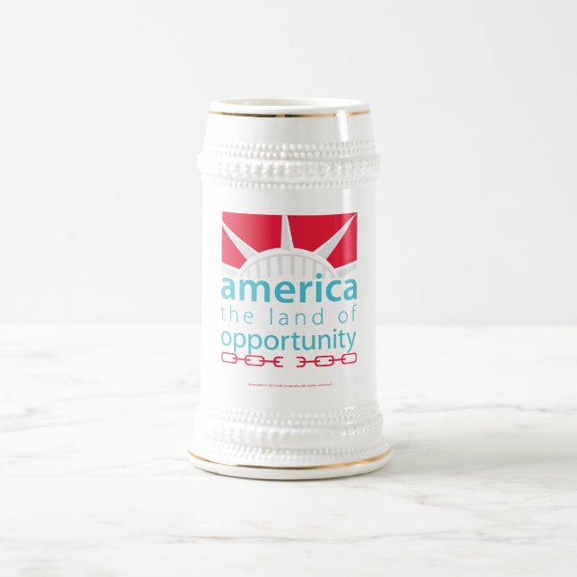 Amerika Bierglas (Mittel)