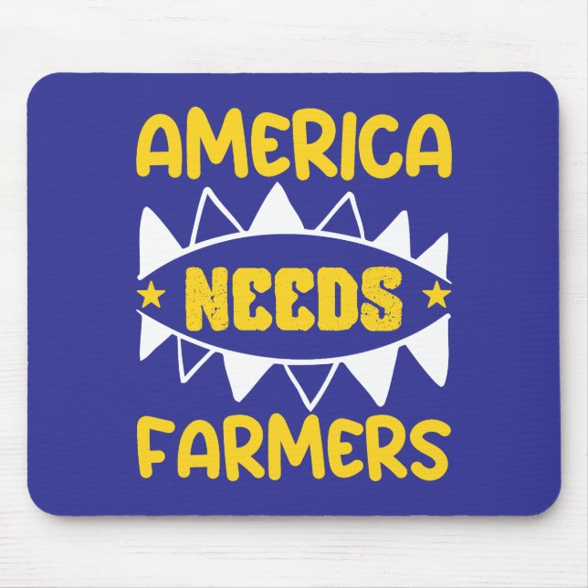 Amerika braucht Bauern Mousepad (Vorne)