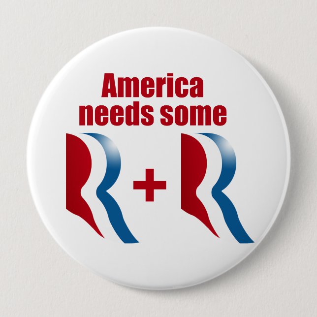 AMERIKA BRAUCHT EINIGE R UND R.PNG BUTTON (Vorderseite)