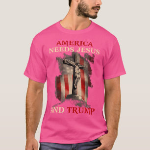 Amerika braucht Jesus und Trump für Trump 2024 T-Shirt