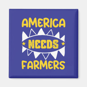 Amerika braucht Landwirte Magnet