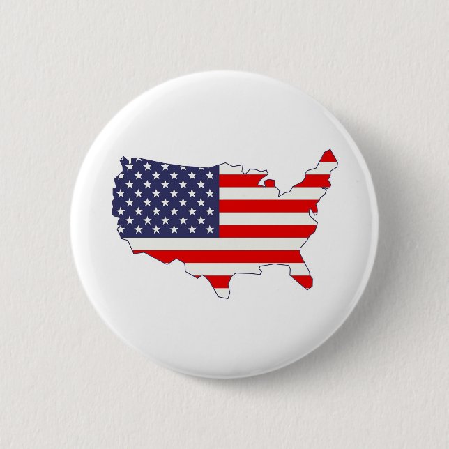 Amerika Button (Vorderseite)