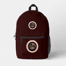 Amerika, das Schöne Bedruckter Rucksack