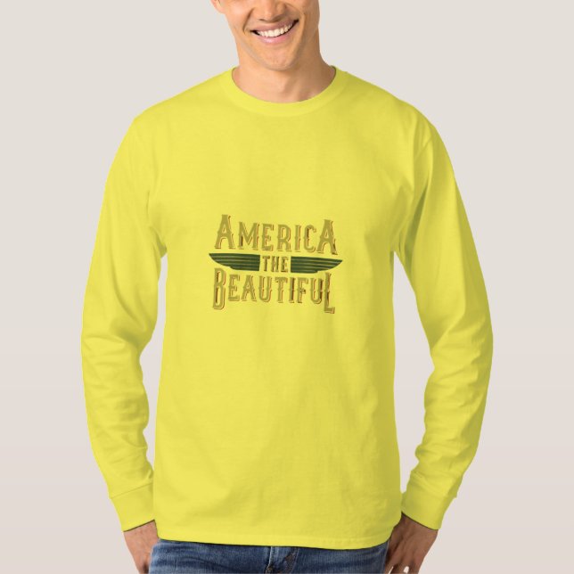 Amerika, das Schöne T-Shirt (Vorderseite)