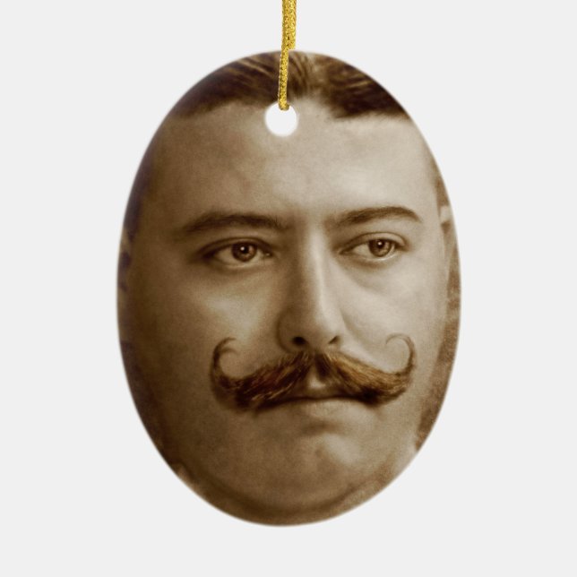 Amerika - Der Boss Keramikornament (Vorne)