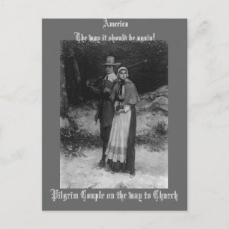 Amerika Der Weg, wie es wieder sein sollte! Postkarte